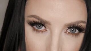 Angela White gets her huge natural tits squeezed and licked by two Aussie studs