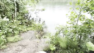 A couple engaged in passionate sex right in the car, it was wet