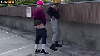 We mustn't get caught - outdoor sex adventure with a thrilling climax