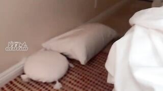 The best homemade video of sharing a bed with a hot step-sister
