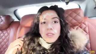 Babe gets her face covered with sperm in a hot compilation