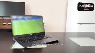 A man fucked his stepsister in the kitchen, using the World Cup as an excuse