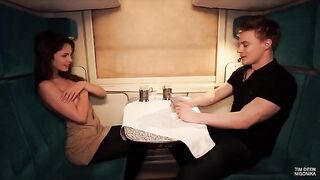 There's room for sex in the compartment of the train
