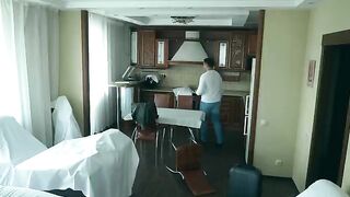 Maid hired to clean the house got fucked on Halloween