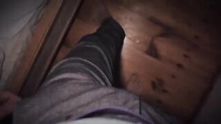 My wife was caught playing with a dildo, but she ended up riding my cock