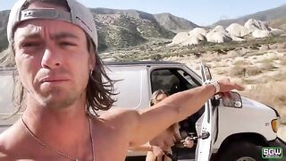 The couple went on a road trip to California and got very horny