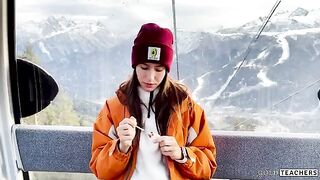 A blowjob in the mountain cableway from a stranger I've never met