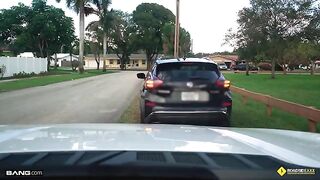 A sexy girl got fucked by a mechanic on the roadside