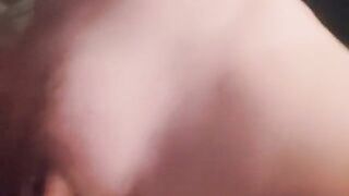 I played with her nipples, then she sucked and fucked my face